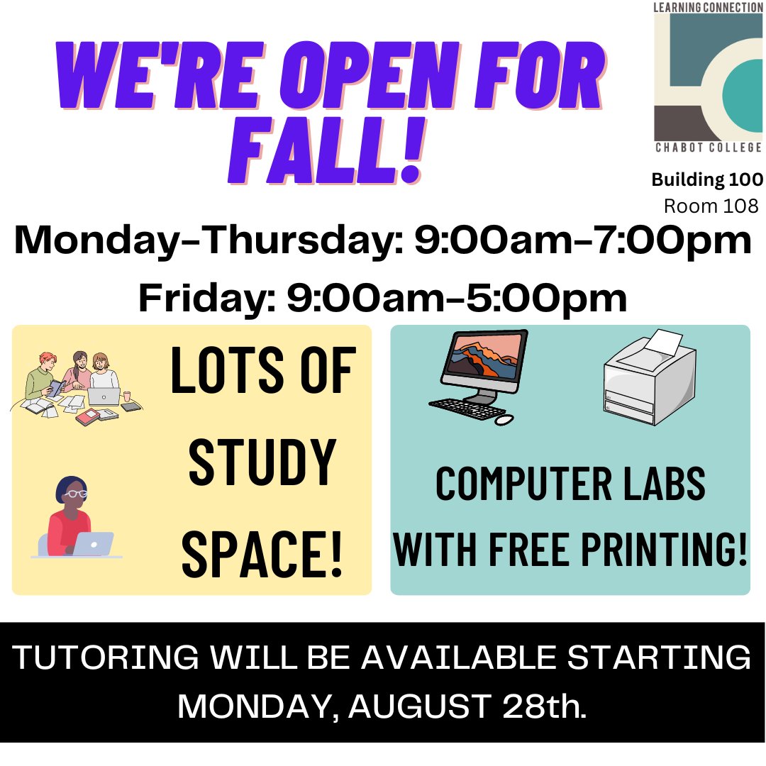 Chabot College Learning Connection tweet media