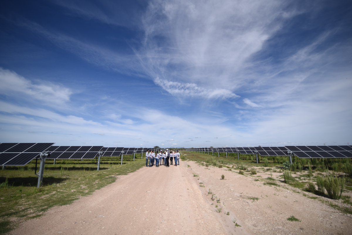 Amidst a stunning solar farm, our team draws inspiration from nature's beauty. 🌤️ United, we're tapping into the sun's energy to power our communities. Just as every ray counts, each team member shines! 

We are BayWa r.e. #Changemakers !