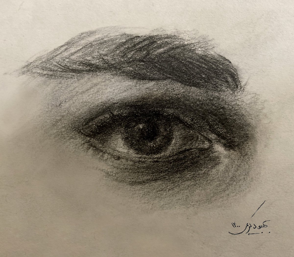 Behboud_karimi's tweet image. gn my dear fm 🌹
have a good night 🌹

" drawing of eye by black pencil on cardboard " 🎨

available on : @objkt
5 left / 2 sold
2 #tezos 

objkt.com/asset/KT19ZPap…