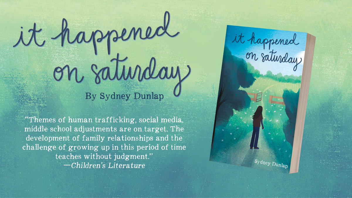 Thanks to @CLreviews for reviewing IT HAPPENED ON SATURDAY by @SydneyDunlap16! 💚 This middle grade novel is available now. shop.northstareditions.com/product/it-hap…