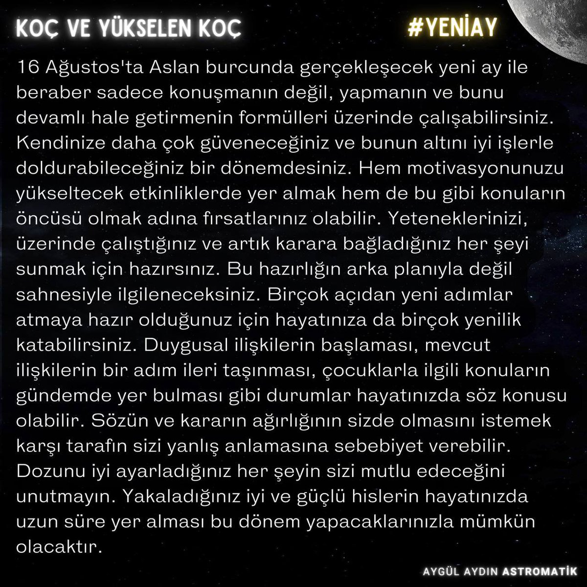 Yengeç,ikizler,boğa ve koçlar yeniay yorumları #yeniay