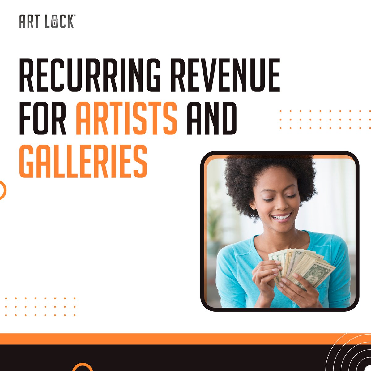 _Art_Lock's tweet photo. Art Lock creates additional revenue for artists, art galleries, and auction houses by providing royalties every time the art changes hands. 

Art Lock is dedicated to making the industry better where artists have the opportunity to be compensated perpetually for their work. https://t.co/PmKK9L3cDC