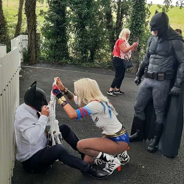 downrail's tweet photo. We had fantastic fun on the #SuperTrain last Saturday - with lots of little Superheroes (and a few mini-Supervillians) taking part with our DC heroes and villains, battling the Joker and Harley Quinn who were trying to wreak havoc across the town! https://t.co/HOJwFgymGo