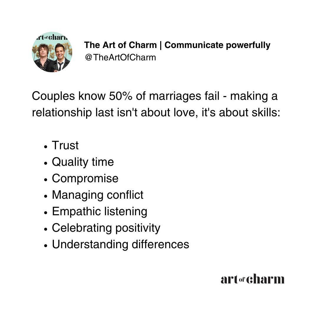 Make your relationship LAST. Who’s with us on this? ⬇️