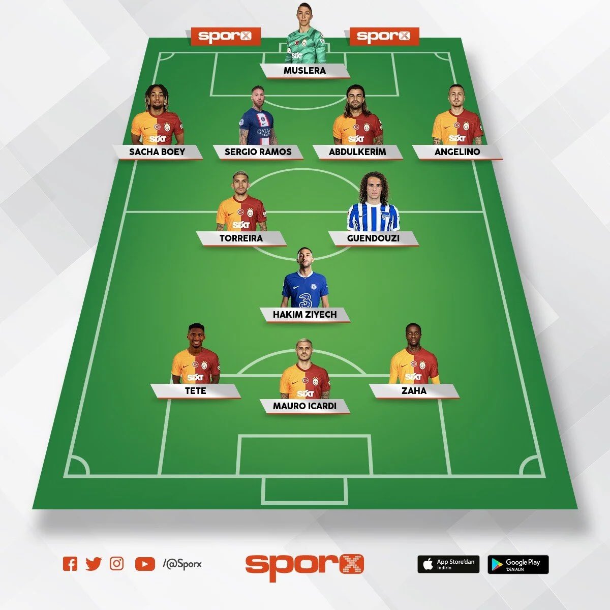 #Guendouzi #SergioRamos #Ziyech 
Galatasaray CL Takimi 23/24 #GalatasaraySK