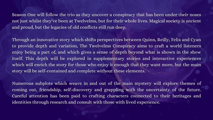 hangingsloths's tweet photo. There's still time to support @Twelvelms on IndieGoGo, but not much!!

Twelvelms is a new fantasy mystery show from the creator of @SpiritBoxRadio and Not Quite Dead. 

Support us here: https://t.co/eQJ5cVQTqr

Here's the basics: https://t.co/Pi6WL6UoxL