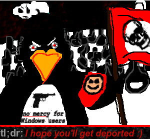 siebenkelche's tweet photo. @linuxopsys no man, you should learn some...aggression, okay? I'll show you how: https://t.co/THituVRvnX