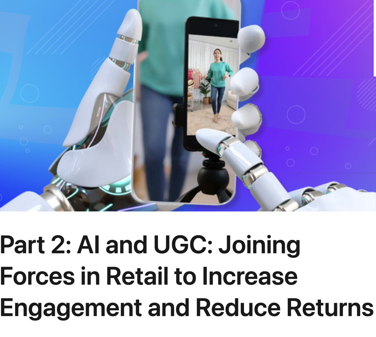 In Part 2 of this series, read about how AI and UGC can affect conversion rates, engagement, and more.
#AI  #Optimization #chatbots #virtualassistant  #onlineshop  #beauty 

linkedin.com/pulse/part-2-a…