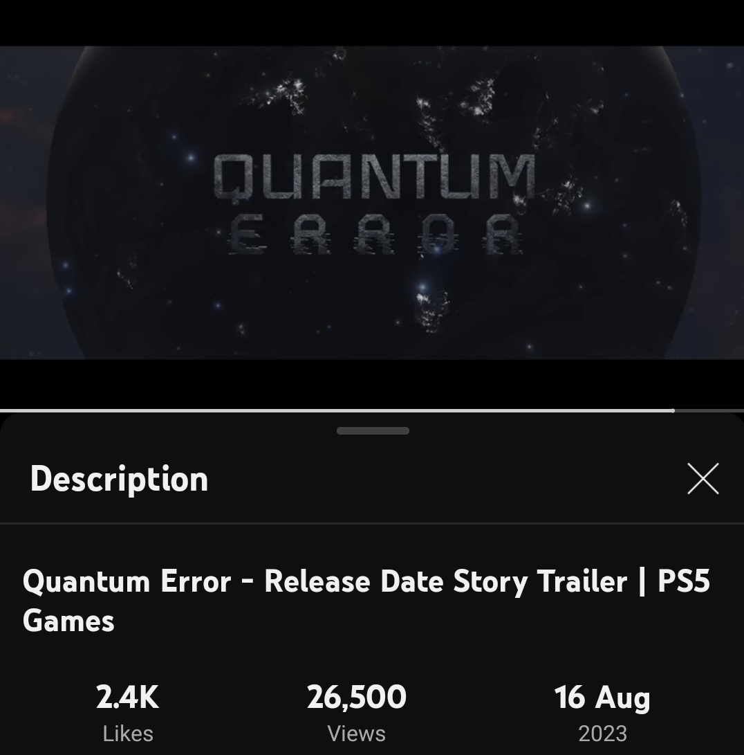 error_quantum's tweet photo. We've come along way.

1323 Days between announcement and release.

Congratulations @TeamKillMedia on the development success of @Quantum_Error! https://t.co/U5asHuMtgL