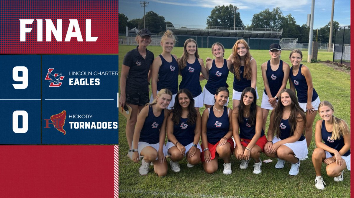 Congratulations Lady Eagles Tennis with the WIN over Hickory HS!