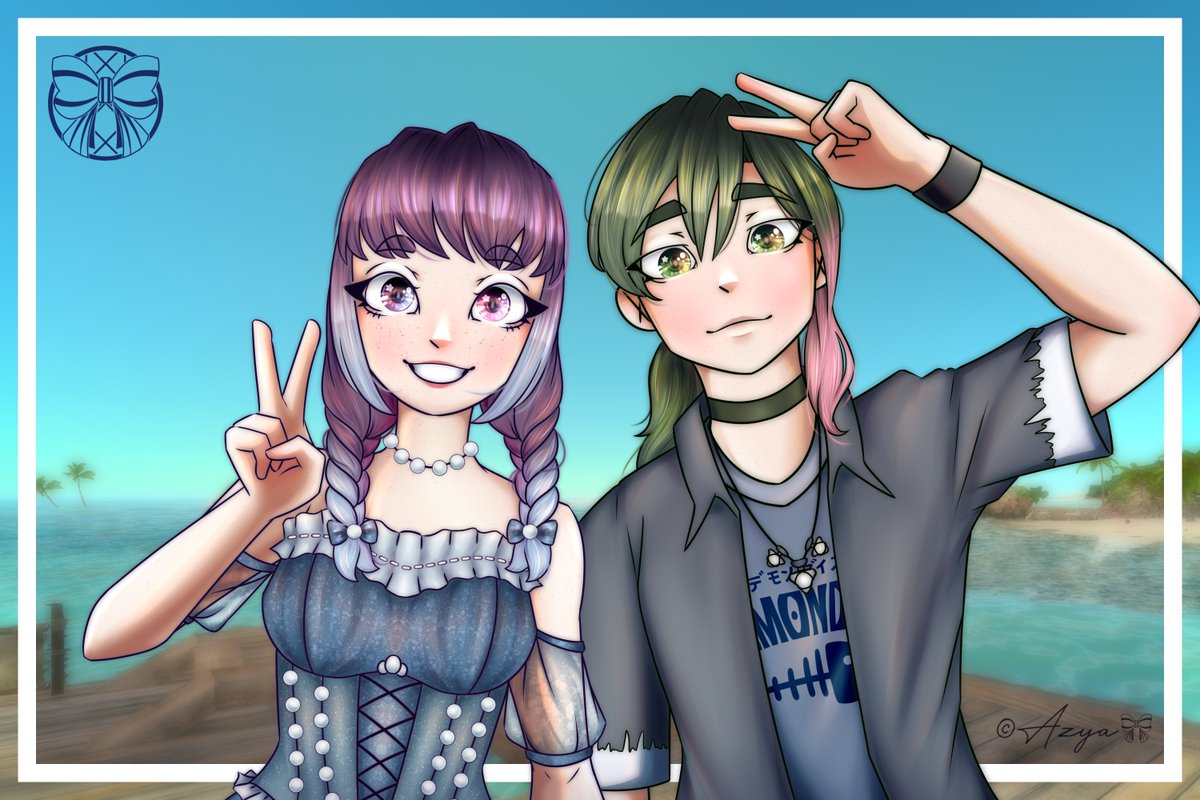 wenystern's tweet photo. YO SE, no he hecho streams xk me estoy acostumbrando otra vez a mis horarios de clases, tanto desfase de horas si pega, PERO TENGO UN DIBUJO ESPECIAL POR LA SKIN DE VERANO CON MI BELLO JUSBANDO
ESK, el detalle esta precioso, lo kiero mucho

〘 #LoststarsVT #VtuberES #AzyArt 〙 https://t.co/PCQNYIAYDL