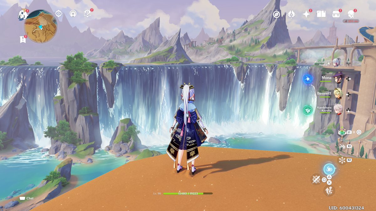 Yeppy13's tweet photo. #PS5Share, #GenshinImpact waterfall https://t.co/haul8nrltn