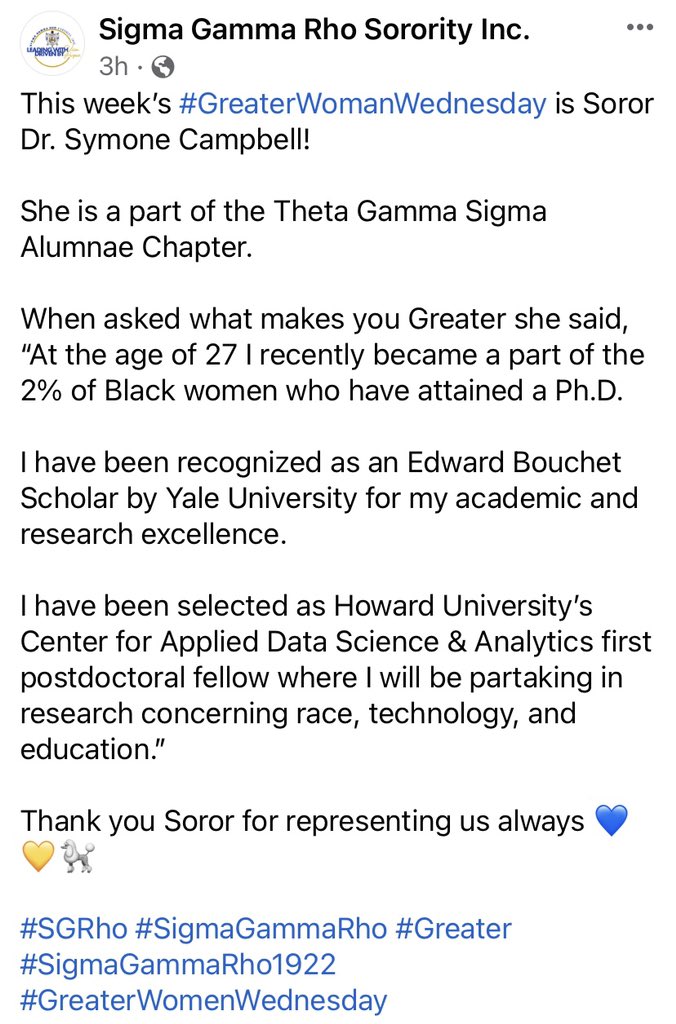 FLCapitalSGRhos's tweet photo. #MagneticΜΜΣofTallahassee #FLCapitalSGRhos #OperatingInExcellence #MoreMeaningfulService  #WeCoverthePanhandle #SigmaGammaRho 💙💛🐩 https://t.co/bvo4AeA5KL