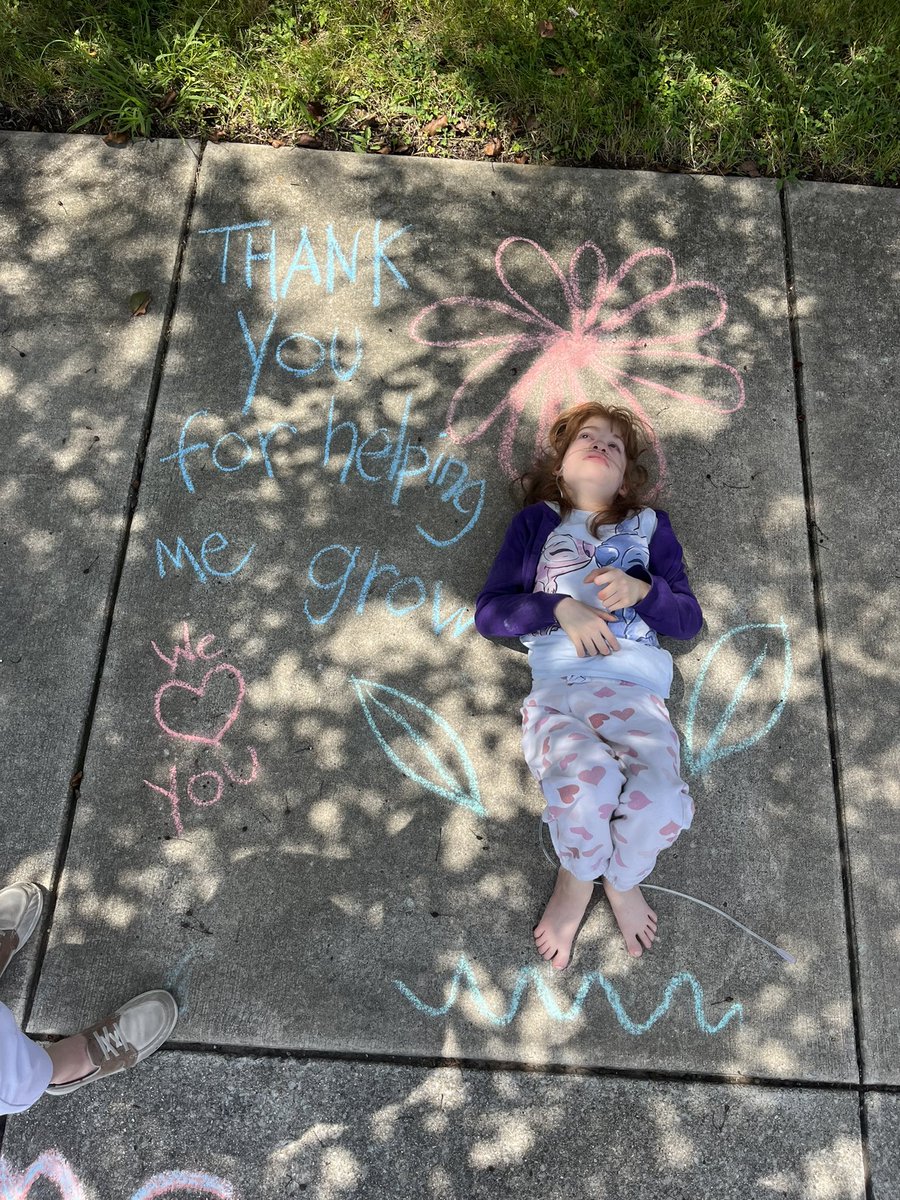 CHPCRUSADERS's tweet photo. Our staff (and some students) “chalked the walk” today to help bring some smiles for when we return Friday! @JCPSKY @JCPSZone2 #weareCHP https://t.co/kAprBnlRcD