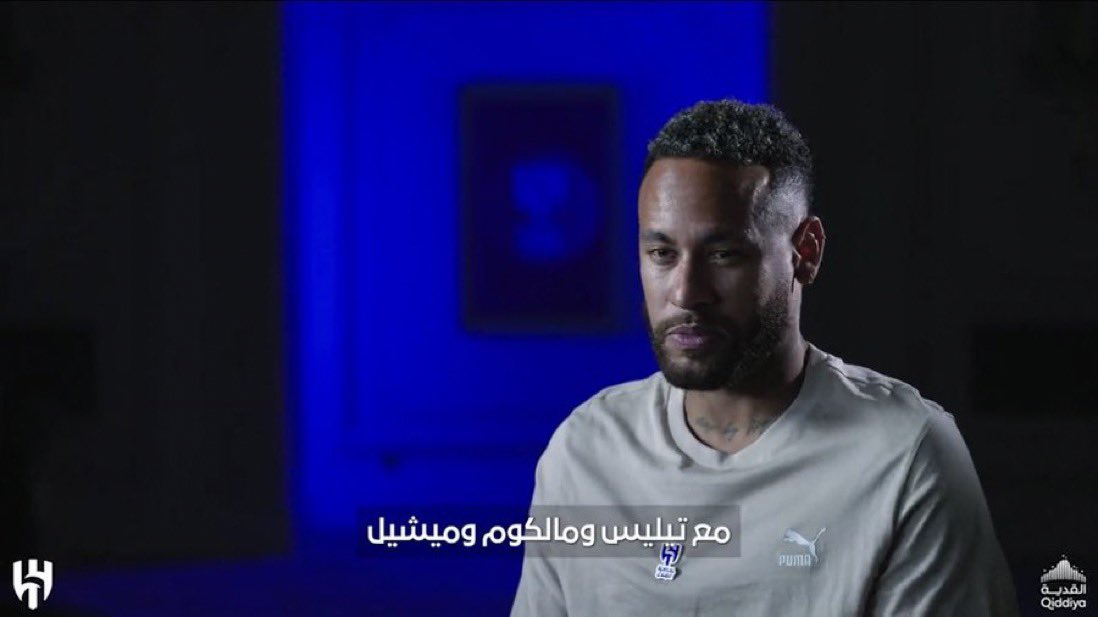 Pasi_9000's tweet photo. 🗣 NEYMAR JR:

"I don't think all the other big names and I would be playing here if it weren't for Cristiano. He opened a BIG door. Now suddenly every big name is interested in accepting a bid from the Saudi League, which wasn’t possible before. 
We are becoming one of the top leagues in the world very soon."

👀🐐