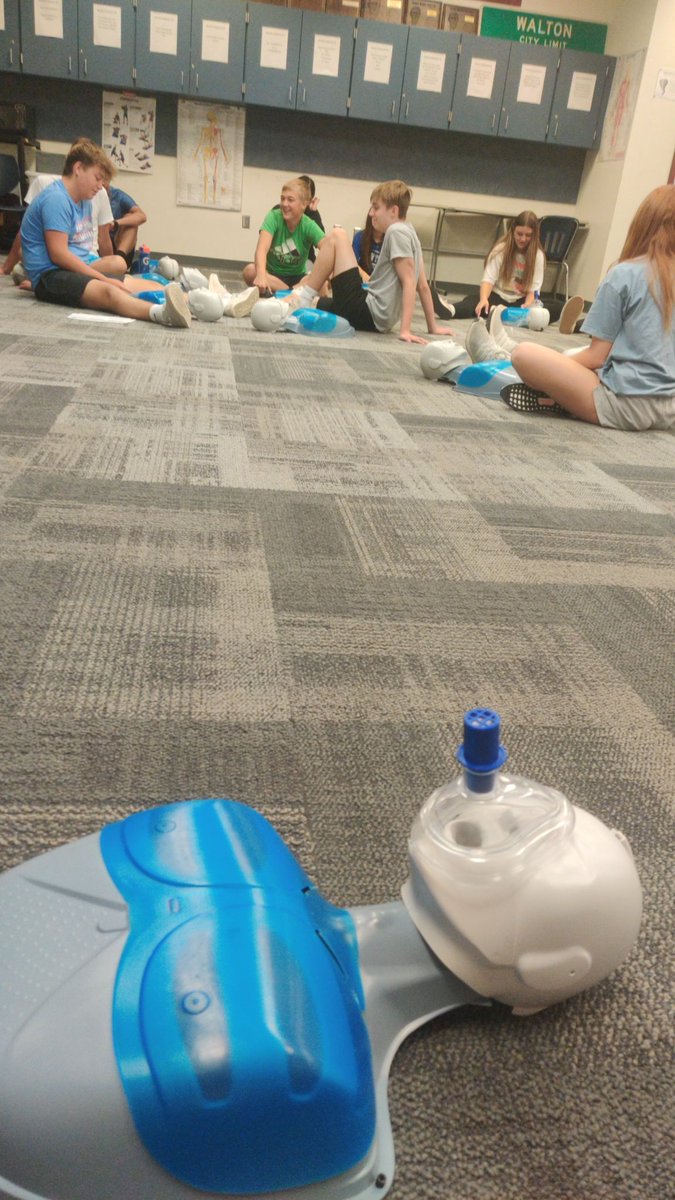 CPR in sports med today! Super excited to get certified this week! #sportsmedproud #safeschool @OlatheSportsMed