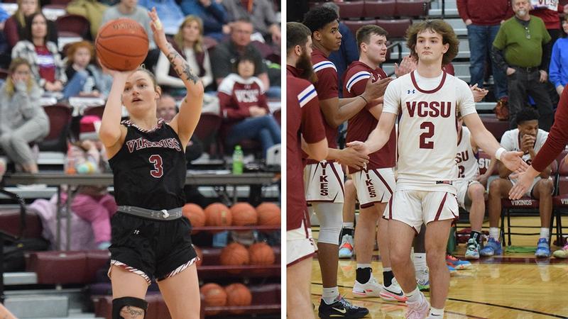 The VCSU 🏀 teams have announced their 2023-24 season schedules! 

Join us at the Bubble for the men's season opener on Oct. 26 against Brandon University, and the first home doubleheader on Nov. 1 against the University of Minnesota-Morris.

Read more: bit.ly/45tgZ2Q
