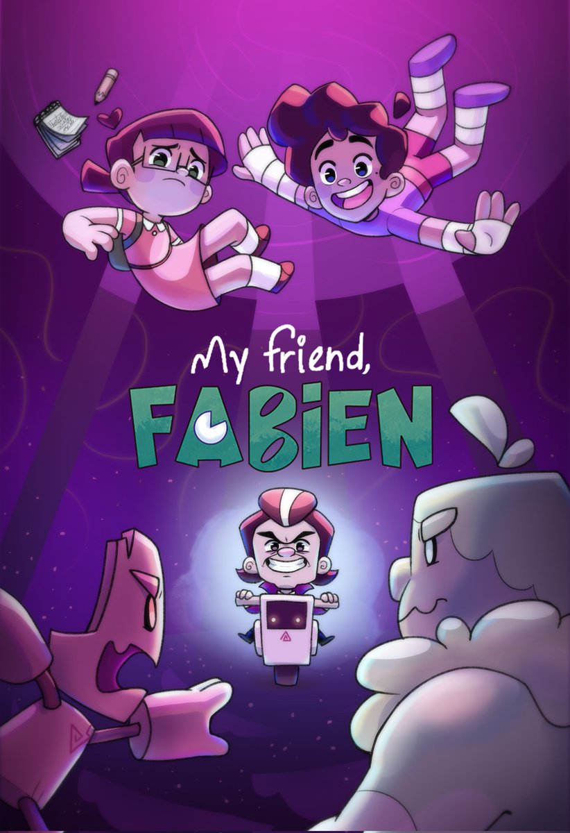 LonelyBrosToons's tweet photo. When temporal anomalies begin to disrupt the dreary town of Bridgemount, local delinquent Fabien and his companions are forced to work together to save their timeline from permanent corruption.

Follow us for more updates on our series My Friend, Fabien! ✨️

#IndieAnimationDay https://t.co/9ki3EcEmu9