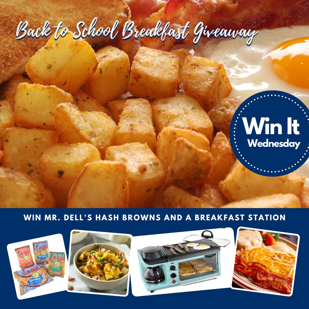 MrDellsTweets's tweet photo. It's #WinItWednesday. Don't miss out on the chance to be the ultimate breakfast champion by entering here https://t.co/bUsKueMMNc to win #MrDells #HashBrowns &amp; a Nostalgia 3-in-1 Breakfast Station. Learn more at https://t.co/k7D0Svy4vh. Like &amp; retweet for extra entries. https://t.co/tfDw2lT5iQ