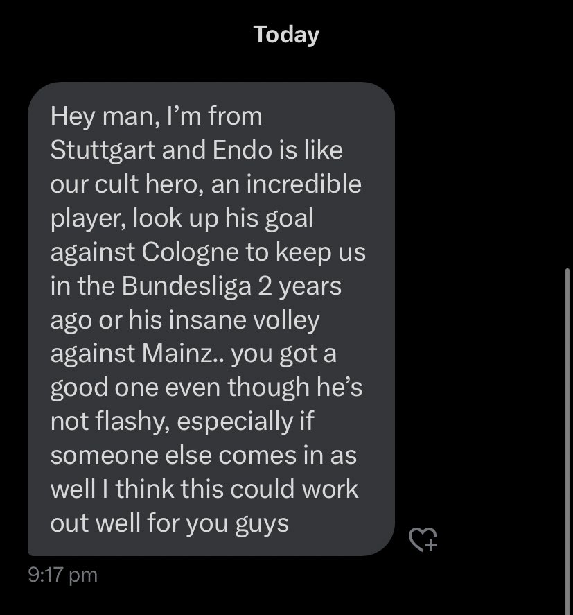 The beauty of having an account like this is you get plenty of messages with great insight. 

Endoooo 🇯🇵