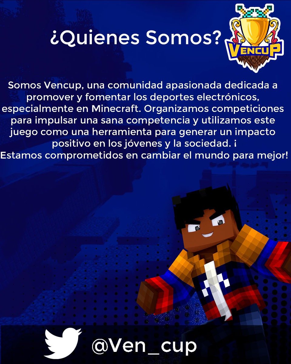 🔥👀   👇👇👇

¡Aquí te contamos un poco más sobre la vencup!

¿Quieres saber más sobre nosotros?

¡Síguenos y comenta!

Post: instagram.com/p/CwBEkLFuEvN/… 

Desig By @MazinetGG