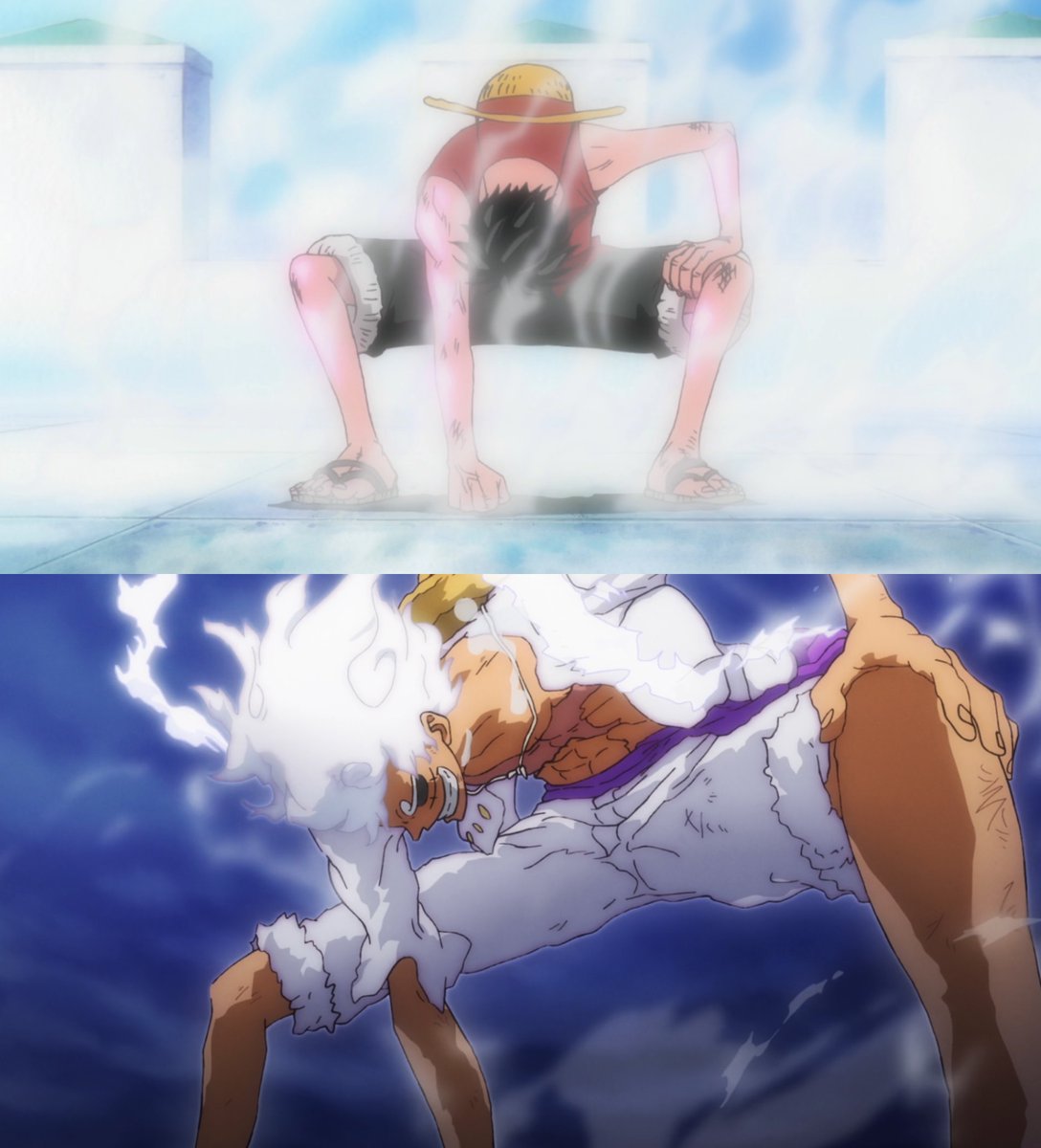 ToeiAnimation's tweet photo. Two ↔️ Five #OnePiece https://t.co/dB0LCHIpDK