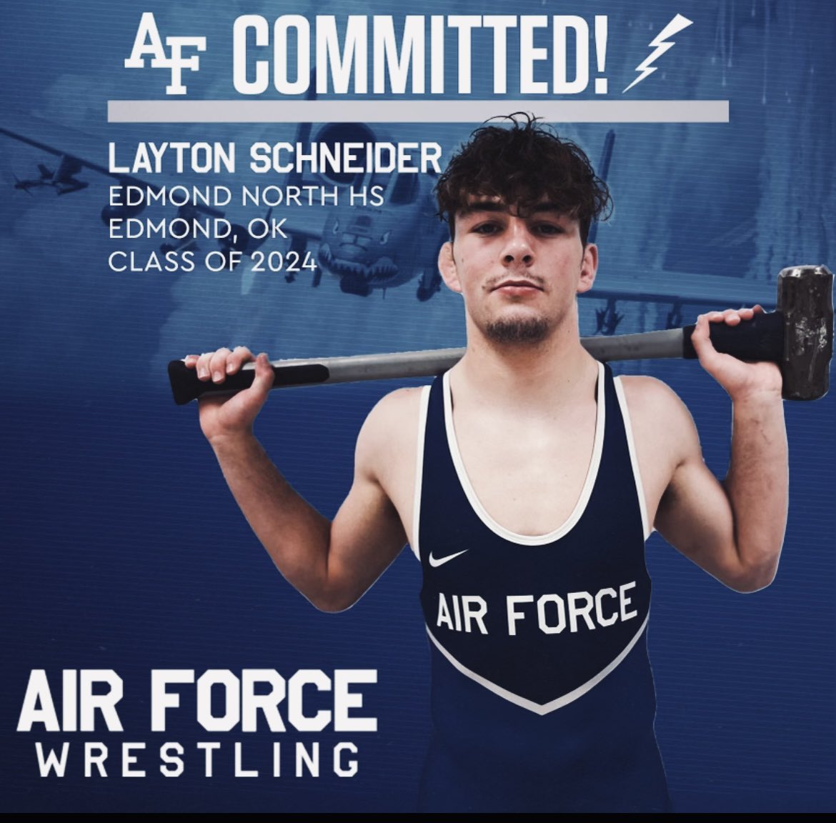 State Champion and 3X HS All-American, Layton Schneider has made his commitment. <a href="/AF_Wrestle/">Air Force Wrestling</a>