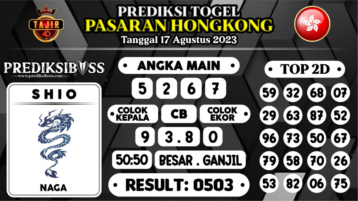 tajir4d's tweet photo. TAJIR4D
Prediksi Togel Pasaran Hongkong Tanggal 17 Agustus  2023
https://t.co/iag4fwdrNz

#TOGEL #prediksitogel #togeljitu #togelterpercaya #togelnusantara #togelindonesia #togelhk #totohk #togelhongkong #bocoranhongkong #togelonline #prediksihongkong https://t.co/N1ZKw3UjxD