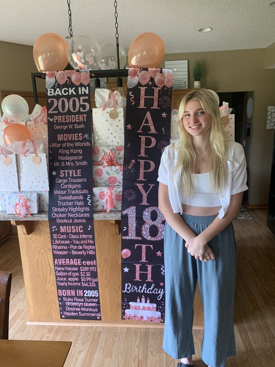 Two birthdays this week, mine (1) and Whit (18).  Why do I have to wear a birthday hat?!? 🐶🥳