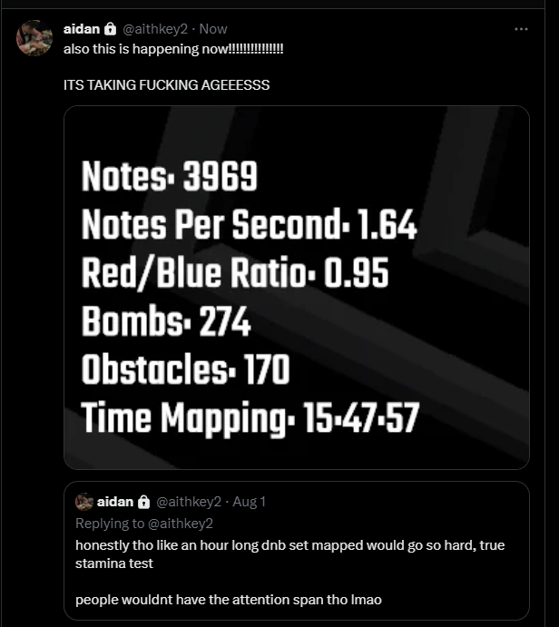 retweet from the private account. give it like 2 months