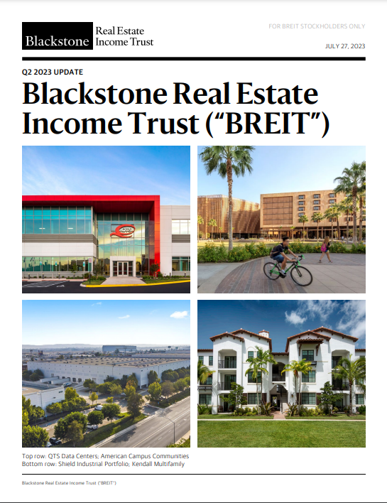 Collateral_com's tweet photo. Blackstone's BREIT owns $122B of real estate

Here's their latest investor update: https://t.co/c4qa5TC1ut