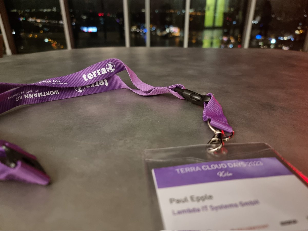 Für <a href="/it_lambda/">Lambda IT Systems GmbH</a> bei den #TerraCloudDays der <a href="/WortmannAG/">WortmannAG</a> im KölnSKY.