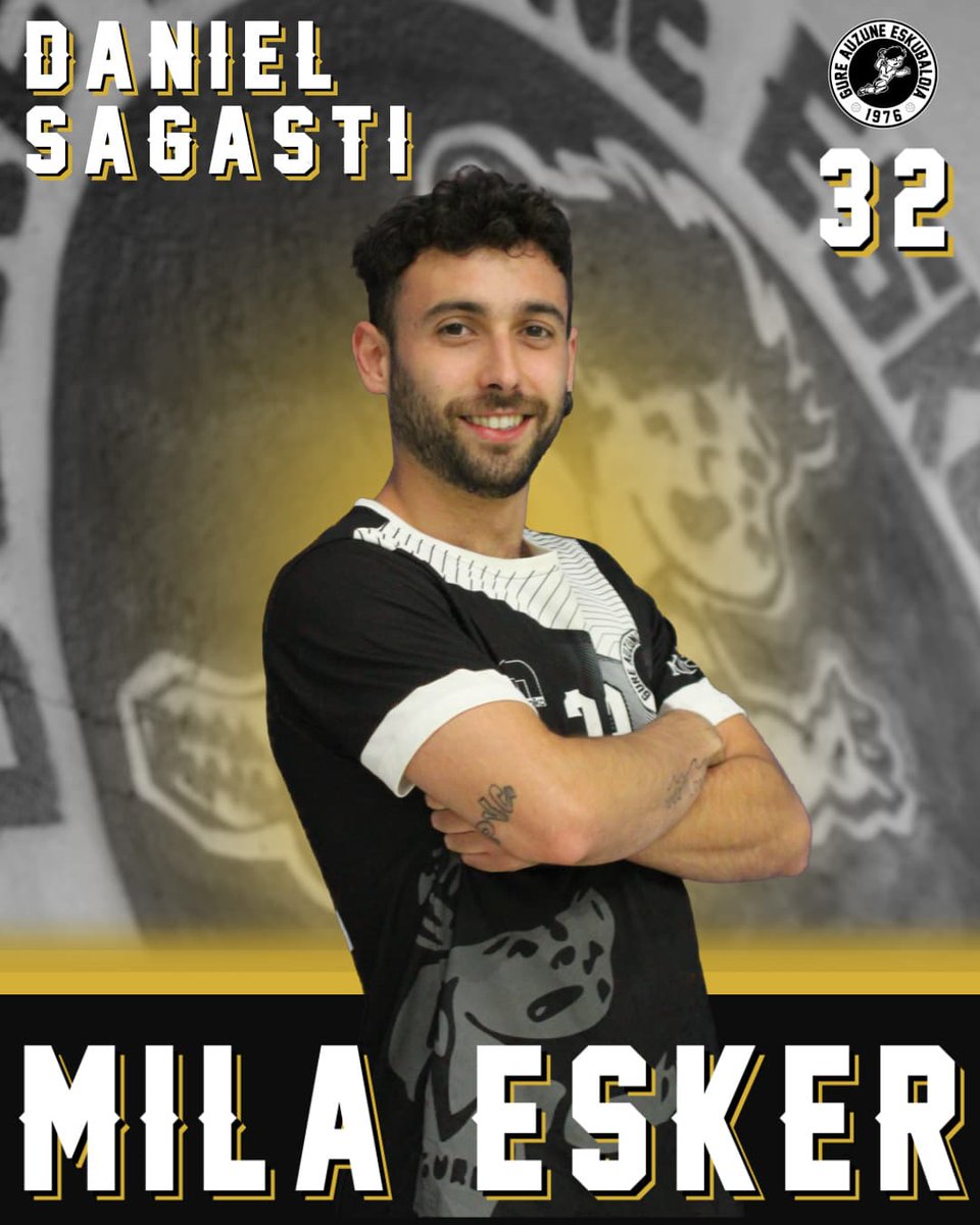 BalonmanoGure's tweet photo. Comunicamos que Daniel Sagasti, jugador del IPARCOM GURE AUZUNE ha decidido poner fin a su trayectoria como jugador. ¡Gracias por todo Sagas!
.
#gugaragure #somosequipodebarrio #balonmanoalavés #balonmano #aupagure #handball #iparcom #bkconsulting #kirolaraba #garalbidebar https://t.co/256ptBZOFe