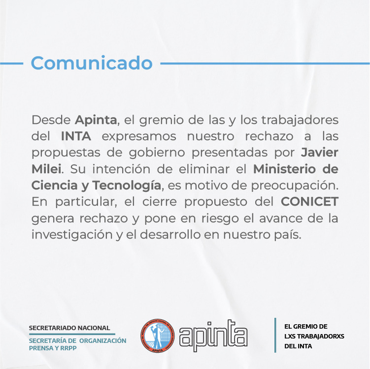 APINTA_Nacional's tweet photo. 📄 COMUNICADO https://t.co/KhjgNIFIrN