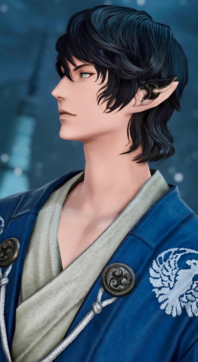 ChilledFoodTin's tweet photo. Wavy haired Aymeric in Rokkon glam  #ffxiv #aymeric #serAymeric https://t.co/b0pJe19n2Z