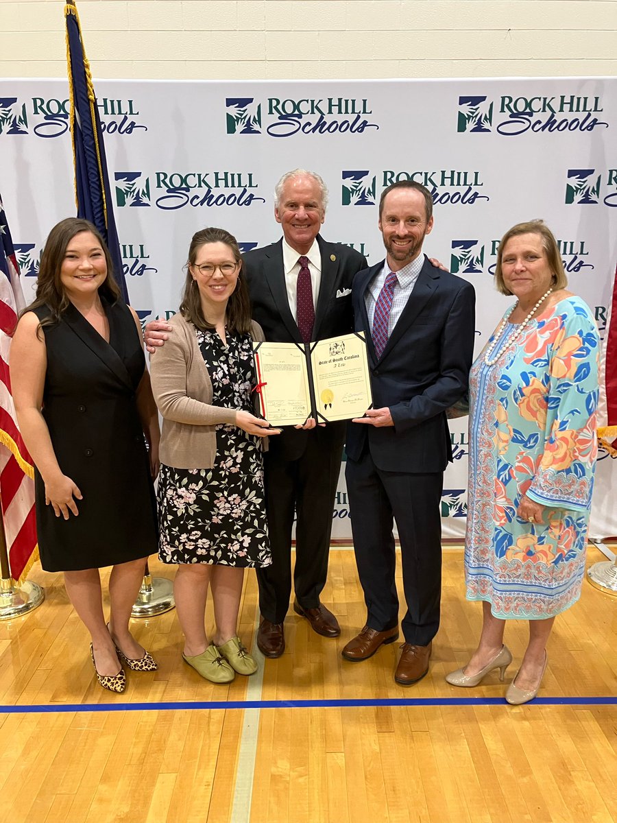 RichlandTwo's tweet photo. Great job @BMSatRSD2 Orchestra Teacher 🎼Carson Coomes🎼 for telling your purpose driven story today and introducing our Governor @henrymcmaster at the Paid Parental Leave bill for educators signing event! https://t.co/Z9cHEkI7TK