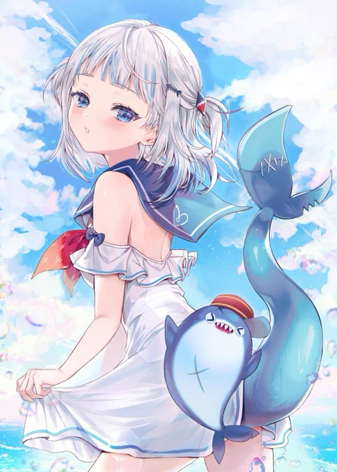 夏サメ#gawrt 