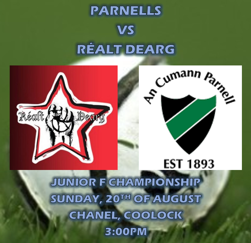 The Stars look to return to winning ways against @ParnellsGAA in the Junior F Championship this Sunday 20th of August in Chanel, Coolock. Come along and shout on the lads! Throw in 3:00pm #RDAbú