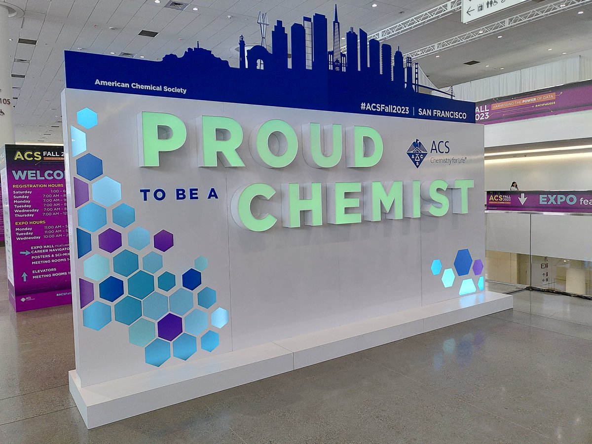 Finally here #ACSFall2023 !  My talk tomorrow morning!