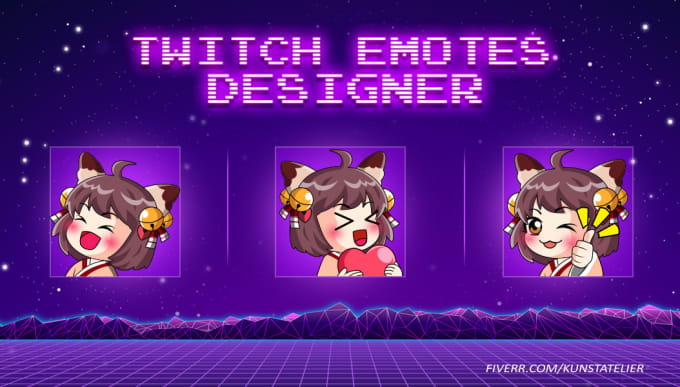 I will create cute twitch or kick emotes, custom, unique emote if anyone wants this type of work just hit me up!
#twitchstreamer #twitchaffiliate #twitchemotes #gamingcommunity #smallstreamer #SmallStreamersConnect
#YouTubers
<a href="/BlazedRTs/">Blazed</a> <a href="/sme/">sme</a>