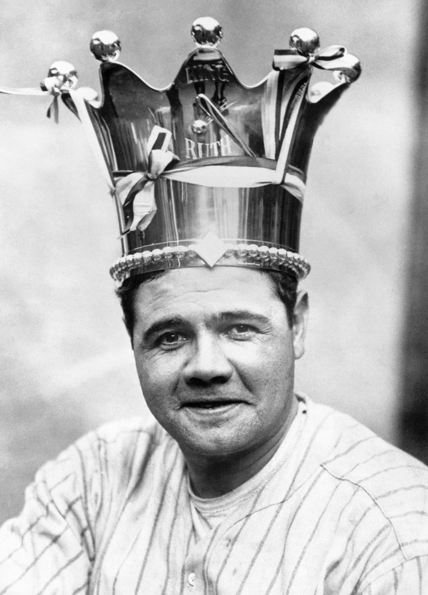 Legendary #baseball player #BabeRuth died from cancer #onthisday in 1948. ⚾ #TheBambino #TheSultanofSwat #MLB #athlete #homerun #Yankees #RedSox #HoF #AllStar #MVP #WorldSeries #DeadBallEra #MurderersRow #CalledShot #ESPN #trivia