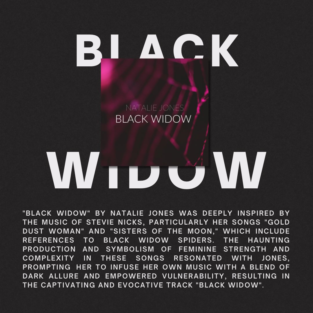 Thank you all for tuning into <a href="/CountryLineRad/">CountryLine Radio</a> over the past two weeks to get a sneak peek of my upcoming single "Black Widow"! 🕷️✨ Fun fact: This track was inspired by the incredible <a href="/stevienicks/">Stevie Nicks</a>! 🌙 Stay tuned for more updates and behind-the-scenes stories! #newmusic