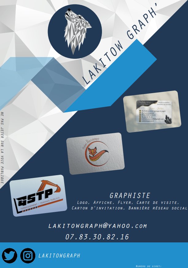 LakitowGraph's tweet image. Mon nouveau flyer :D