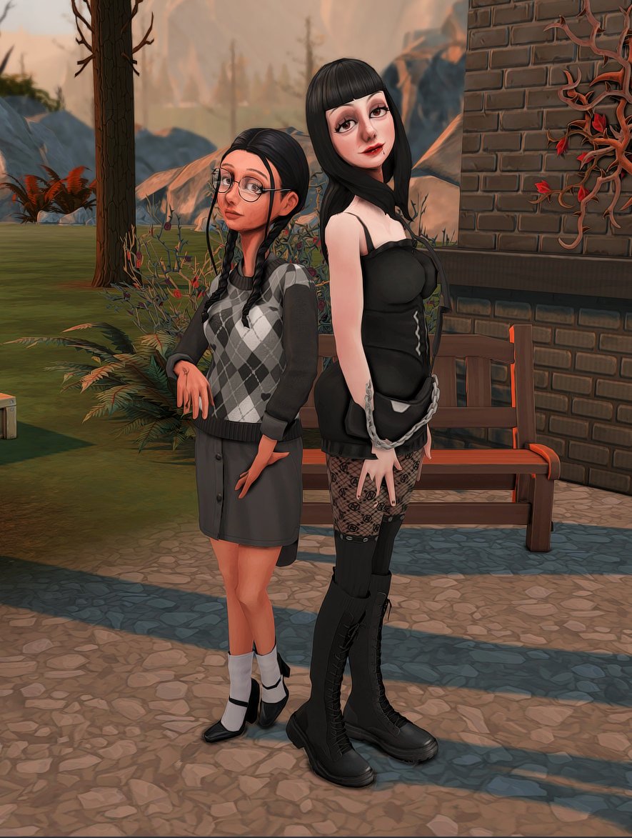 littletodds's tweet photo. Cassandra &amp; Lillith
#thesims4 https://t.co/pTEMT8U6Xg
