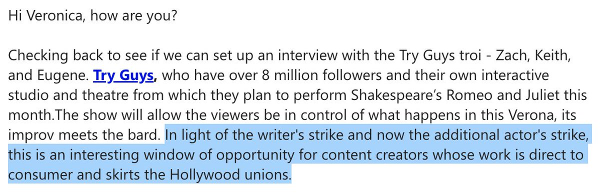 Veronica de Souza tweet media