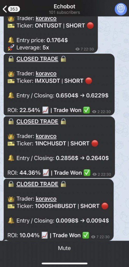 echobotfinance's tweet photo. Today, a trader we've been monitoring hit the mark with an impressive 100% win rate π₯
Our diamond group members are once again printing !
$ECHO #Tradingwithecho https://t.co/PF5Vff9q4q