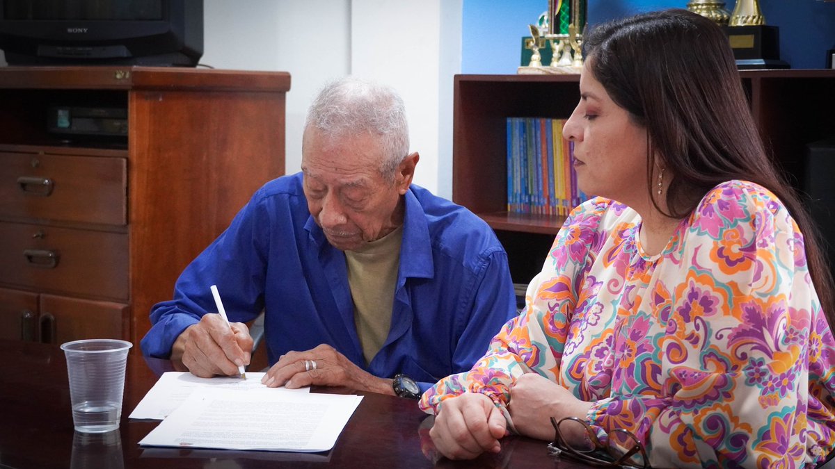 La Secretaria Ejecutiva del Consejo Cantonal para la Protección de Derechos, Abg. Xiomara Vélez firmó convenio tripartito de cooperación interinstitucional para el uso de instalaciones en actividades en beneficio de este Grupo de Atención Prioritaria💞.