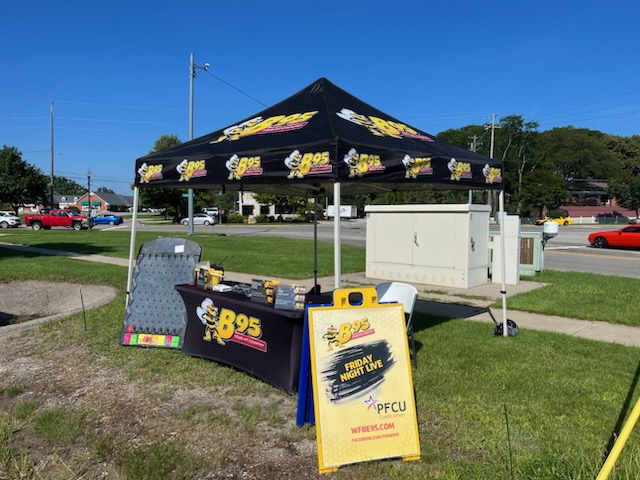 PFCUmichigan's tweet image. It's a beautiful evening, and we've got the perfect accessory to make it even better! Stop by the B95 tent at Grand Blanc High School for the Rolling Cruise for Back to the Bricks and grab some stylish PFCU sunglasses. 🕶☀️ #RollingCruise #BackToTheBricks #PFCU