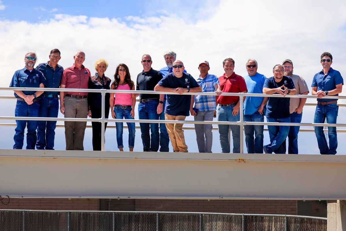 RepBoebert's tweet photo. Project 7 Water Authority provides clean drinking water for over 60,000 people in Montrose, Delta, and Ouray counties.

Enjoyed learning more about this important cooperative and the discussions with Project 7’s city councils and water district boards. https://t.co/1GoyqcWXSh